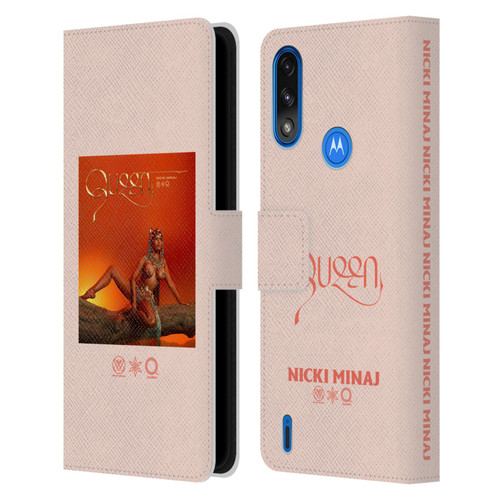 Nicki Minaj Album Queen Leather Book Wallet Case Cover For Motorola Moto E7 Power / Moto E7i Power