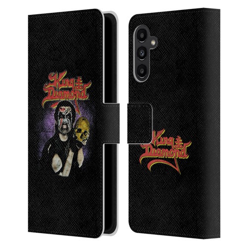 King Diamond Poster Conspiracy Tour 1989 Leather Book Wallet Case Cover For Samsung Galaxy A13 5G (2021)