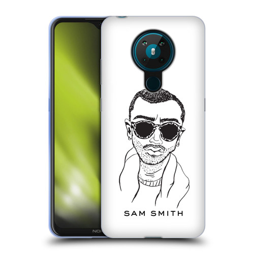 Sam Smith Art Illustration Soft Gel Case for Nokia 5.3