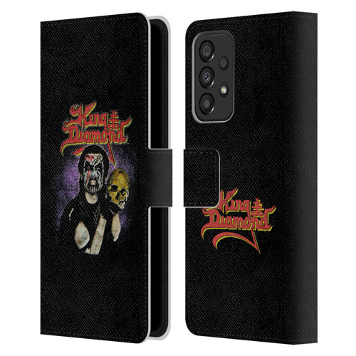 King Diamond Poster Conspiracy Tour 1989 Leather Book Wallet Case Cover For Samsung Galaxy A33 5G (2022)