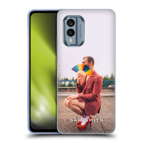 Sam Smith Art Rainbow Fan Soft Gel Case for Nokia X30