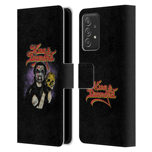 King Diamond Poster Conspiracy Tour 1989 Leather Book Wallet Case Cover For Samsung Galaxy A52 / A52s / 5G (2021)