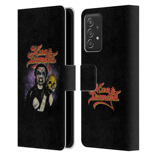 King Diamond Poster Conspiracy Tour 1989 Leather Book Wallet Case Cover For Samsung Galaxy A53 5G (2022)