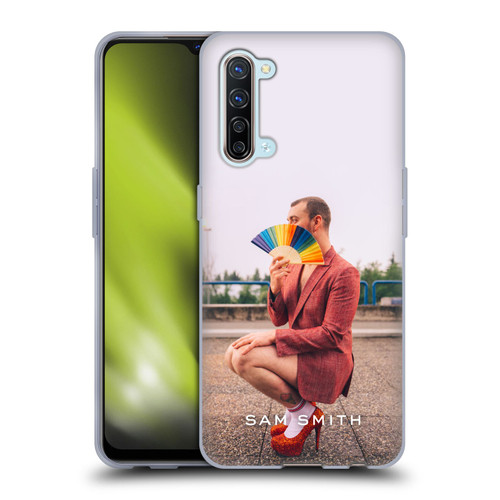 Sam Smith Art Rainbow Fan Soft Gel Case for OPPO Find X2 Lite 5G