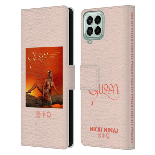Nicki Minaj Album Queen Leather Book Wallet Case Cover For Samsung Galaxy M53 (2022)