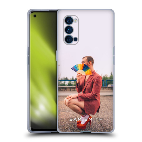 Sam Smith Art Rainbow Fan Soft Gel Case for OPPO Reno 4 Pro 5G