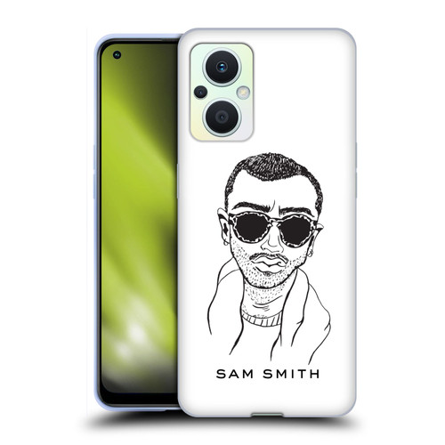 Sam Smith Art Illustration Soft Gel Case for OPPO Reno8 Lite