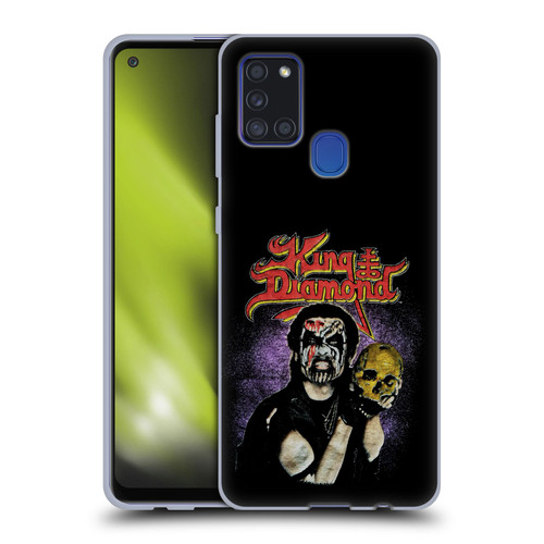 King Diamond Poster Conspiracy Tour 1989 Soft Gel Case for Samsung Galaxy A21s (2020)