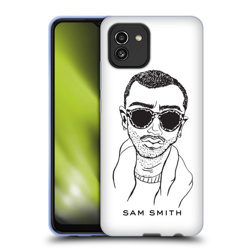 Sam Smith Art Illustration Soft Gel Case for Samsung Galaxy A03 (2021)