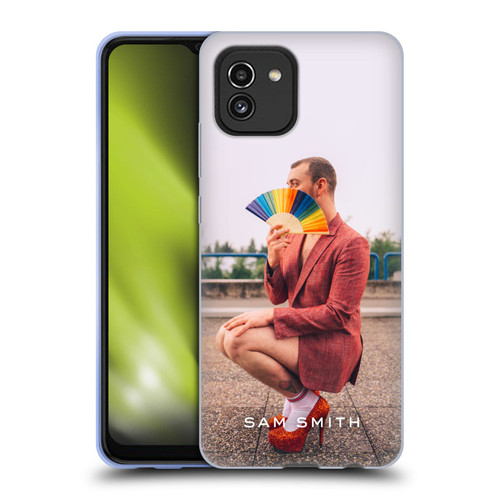 Sam Smith Art Rainbow Fan Soft Gel Case for Samsung Galaxy A03 (2021)
