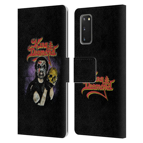 King Diamond Poster Conspiracy Tour 1989 Leather Book Wallet Case Cover For Samsung Galaxy S20 / S20 5G