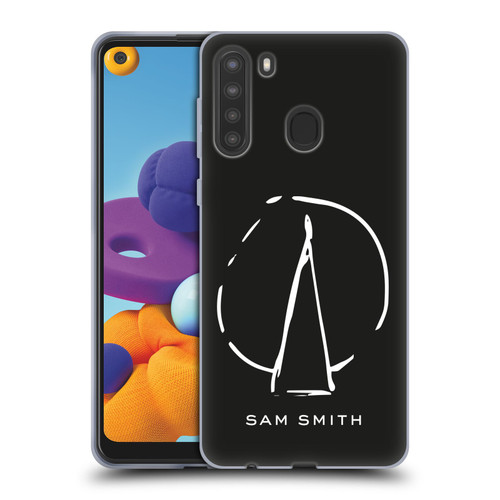 Sam Smith Art Wedge Soft Gel Case for Samsung Galaxy A21 (2020)