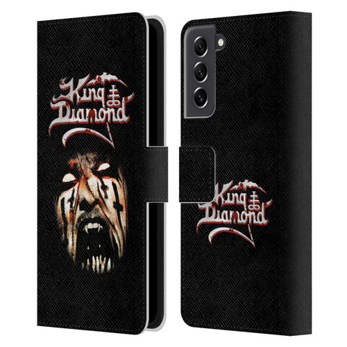 King Diamond Poster Puppet Master Face Leather Book Wallet Case Cover For Samsung Galaxy S21 FE 5G