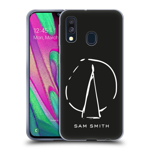 Sam Smith Art Wedge Soft Gel Case for Samsung Galaxy A40 (2019)
