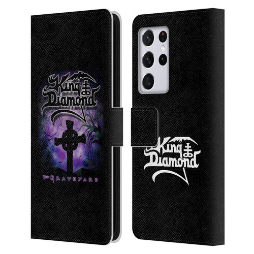 King Diamond Poster Graveyard Album Leather Book Wallet Case Cover For Samsung Galaxy S21 Ultra 5G