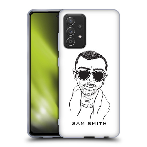 Sam Smith Art Illustration Soft Gel Case for Samsung Galaxy A52 / A52s / 5G (2021)