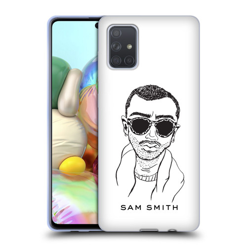 Sam Smith Art Illustration Soft Gel Case for Samsung Galaxy A71 (2019)