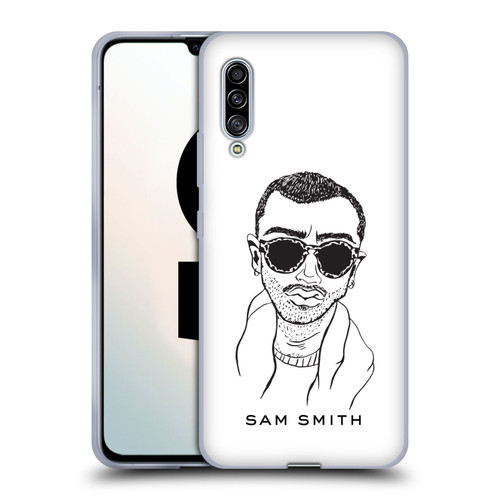 Sam Smith Art Illustration Soft Gel Case for Samsung Galaxy A90 5G (2019)