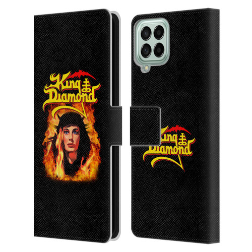 King Diamond Poster Fatal Portrait 2 Leather Book Wallet Case Cover For Samsung Galaxy M53 (2022)