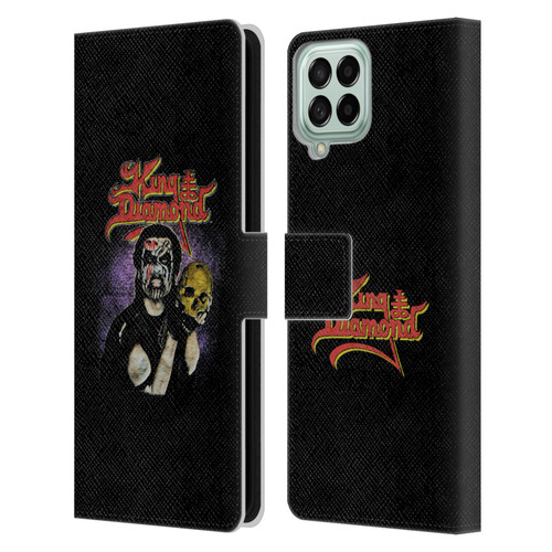 King Diamond Poster Conspiracy Tour 1989 Leather Book Wallet Case Cover For Samsung Galaxy M53 (2022)