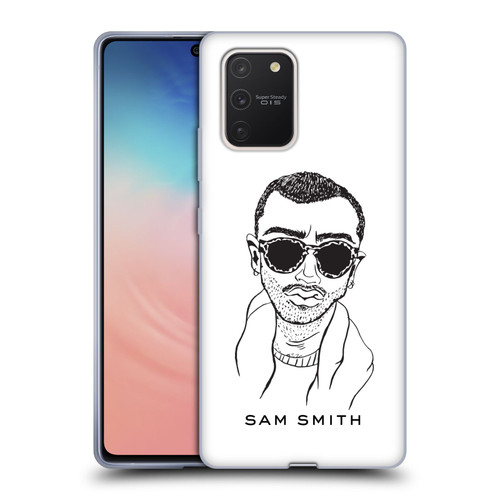 Sam Smith Art Illustration Soft Gel Case for Samsung Galaxy S10 Lite