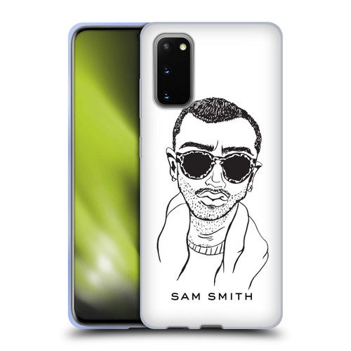 Sam Smith Art Illustration Soft Gel Case for Samsung Galaxy S20 / S20 5G