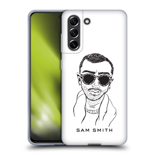 Sam Smith Art Illustration Soft Gel Case for Samsung Galaxy S21 FE 5G