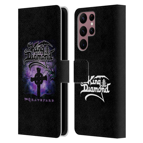 King Diamond Poster Graveyard Album Leather Book Wallet Case Cover For Samsung Galaxy S22 Ultra 5G