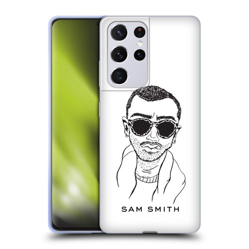 Sam Smith Art Illustration Soft Gel Case for Samsung Galaxy S21 Ultra 5G