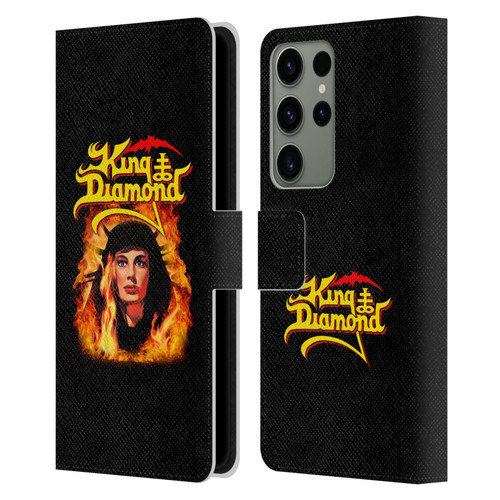 King Diamond Poster Fatal Portrait 2 Leather Book Wallet Case Cover For Samsung Galaxy S23 Ultra 5G