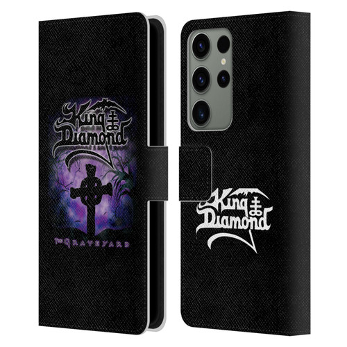 King Diamond Poster Graveyard Album Leather Book Wallet Case Cover For Samsung Galaxy S23 Ultra 5G