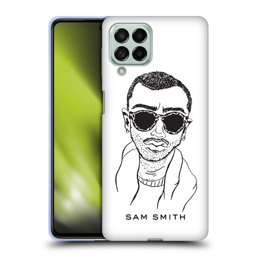 Sam Smith Art Illustration Soft Gel Case for Samsung Galaxy M53 (2022)