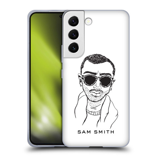 Sam Smith Art Illustration Soft Gel Case for Samsung Galaxy S22 5G