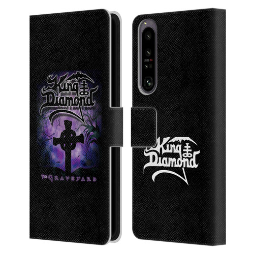 King Diamond Poster Graveyard Album Leather Book Wallet Case Cover For Sony Xperia 1 IV