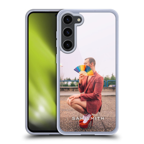 Sam Smith Art Rainbow Fan Soft Gel Case for Samsung Galaxy S23+ 5G