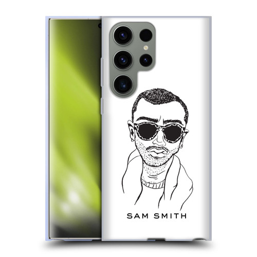Sam Smith Art Illustration Soft Gel Case for Samsung Galaxy S23 Ultra 5G