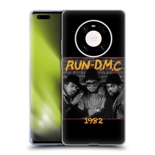 Run-D.M.C. Key Art Photo 1982 Soft Gel Case for Huawei Mate 40 Pro 5G