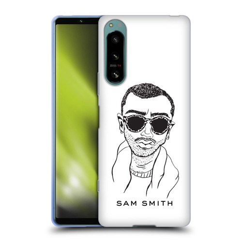 Sam Smith Art Illustration Soft Gel Case for Sony Xperia 5 IV