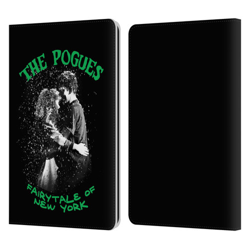 The Pogues Graphics Fairytale Of The New York Leather Book Wallet Case Cover For Amazon Kindle Paperwhite 1 / 2 / 3