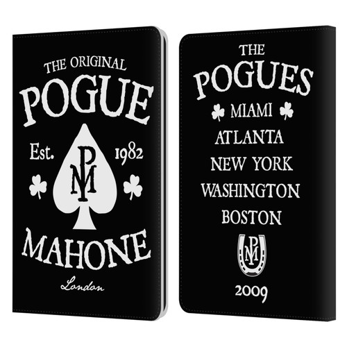 The Pogues Graphics Mahone Leather Book Wallet Case Cover For Amazon Kindle Paperwhite 1 / 2 / 3