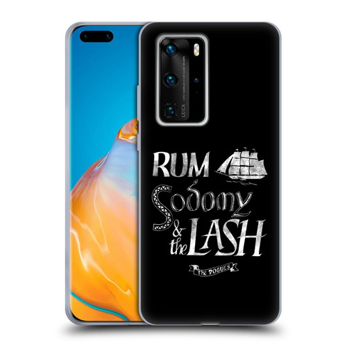 The Pogues Graphics Rum Sodony & The Lash Soft Gel Case for Huawei P40 Pro / P40 Pro Plus 5G