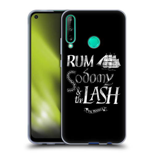 The Pogues Graphics Rum Sodony & The Lash Soft Gel Case for Huawei P40 lite E
