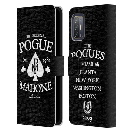 The Pogues Graphics Mahone Leather Book Wallet Case Cover For HTC Desire 21 Pro 5G