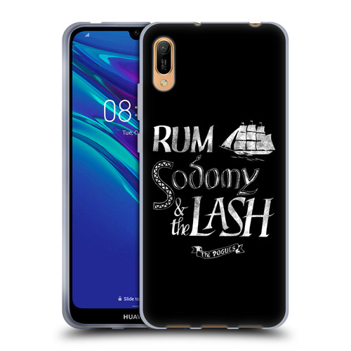 The Pogues Graphics Rum Sodony & The Lash Soft Gel Case for Huawei Y6 Pro (2019)