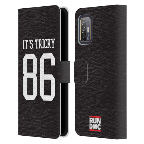 Run-D.M.C. Key Art It's Tricky Leather Book Wallet Case Cover For HTC Desire 21 Pro 5G
