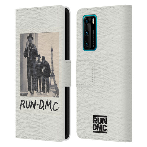 Run-D.M.C. Key Art Polaroid Leather Book Wallet Case Cover For Huawei P40 5G