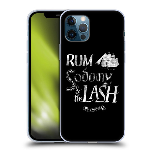 The Pogues Graphics Rum Sodony & The Lash Soft Gel Case for Apple iPhone 12 / iPhone 12 Pro