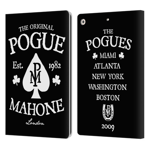 The Pogues Graphics Mahone Leather Book Wallet Case Cover For Apple iPad 10.2 2019/2020/2021