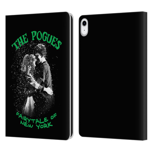 The Pogues Graphics Fairytale Of The New York Leather Book Wallet Case Cover For Apple iPad 10.9 (2022)