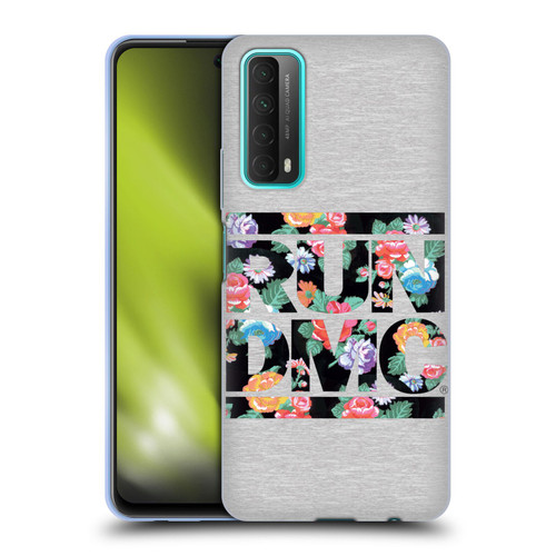 Run-D.M.C. Key Art Floral Soft Gel Case for Huawei P Smart (2021)